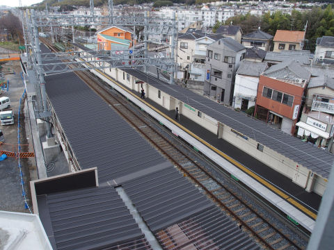 円明ヶ丘団地が見える