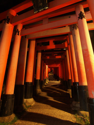 この辺の鳥居は大きい