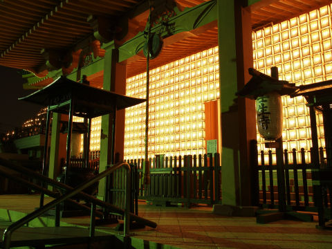 壬生寺でございという提灯