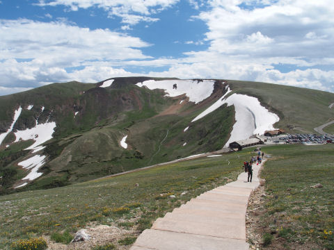 空気が薄いのに登り