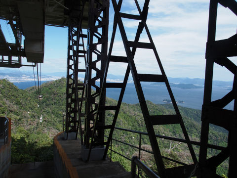 一番上のゴンドラの駅から