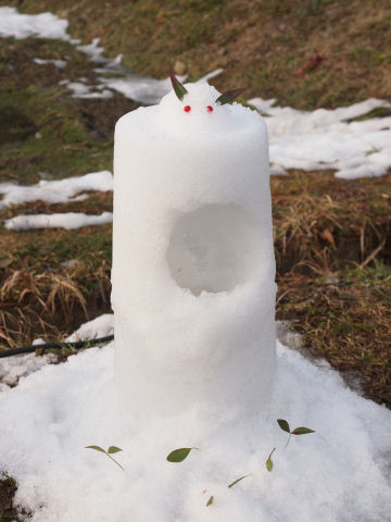 南天の実が風情ある