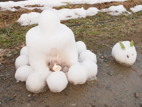 雪うさぎ
