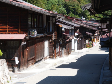 奈良井宿の逆サイド