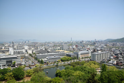 瀬戸大橋が見える