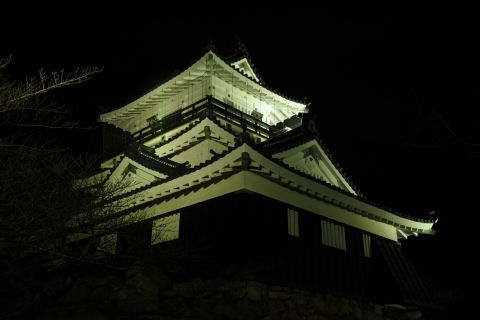 ライトアップというほどではない明かり