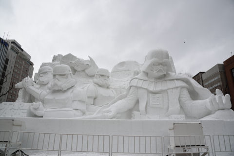 崩れる前に来られた