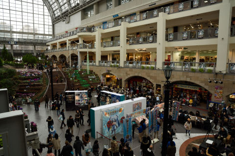 雪ミクの展示会場もあったようだが気づかなかった