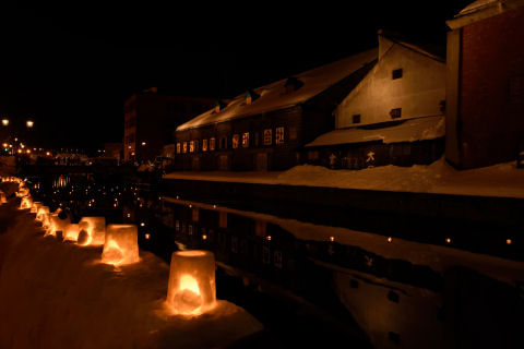 路の真ん中あたりから