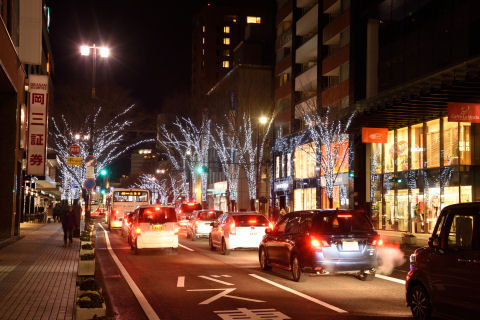テールランプの流星・・・みたいな歌詞があったような
