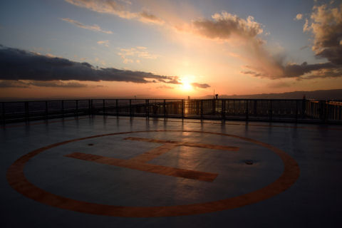 ガイドを無視してヘリポートを撮影