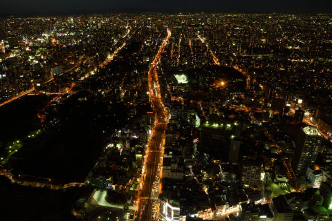 太い道路は意外と少ない