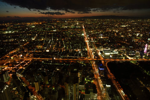 西は明るさが残る