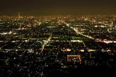 大阪湾は見えない模様