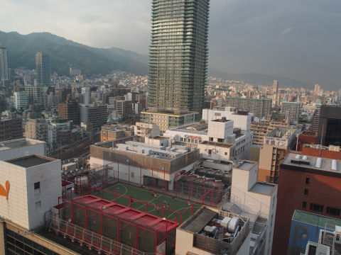 街の中心だけど住宅が目立つ