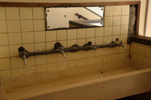 とても古い水道