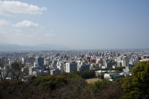 観覧車はなぜか松山市駅にあった