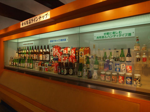 他には樽や酒造りジオラマ等を展示