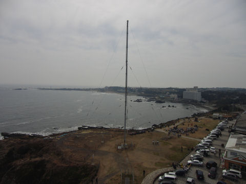 下には道の駅があります