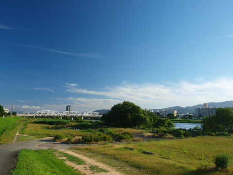 日本電産の本社も見える