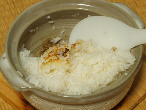 しゃもじの感触もまあよし，と