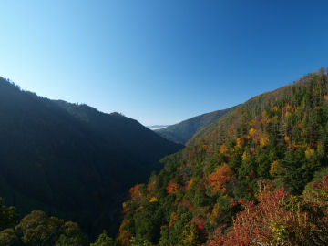 かわらけを投げる所