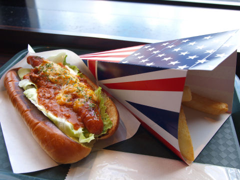 バーガーは残りをもらう