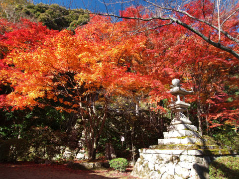 不動堂てか石灯籠