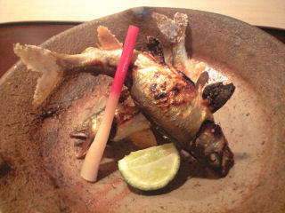 進肴1：鮎の塩焼き