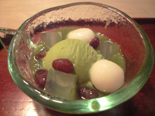 水物：抹茶アイス