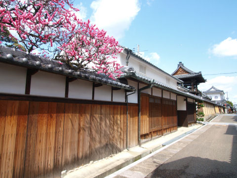 奥の鐘のあるのが興正寺別院