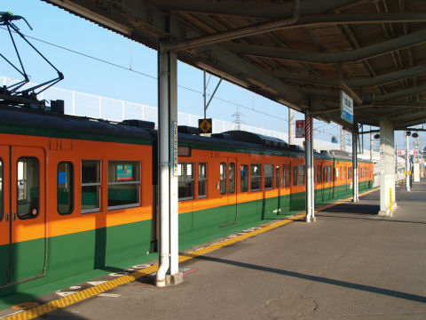 懐かしい型式の車両