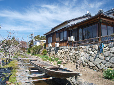 武家屋敷跡付近