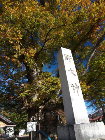 石碑が置かれている