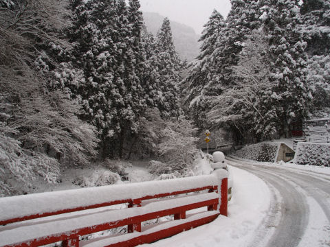 橋も神社テイスト