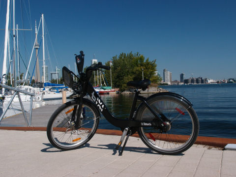 カナダでも自転車だよ