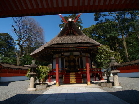 拝所からせいいっぱい撮影