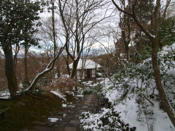 仁王門を遠くから