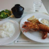 特大エビフライ定食